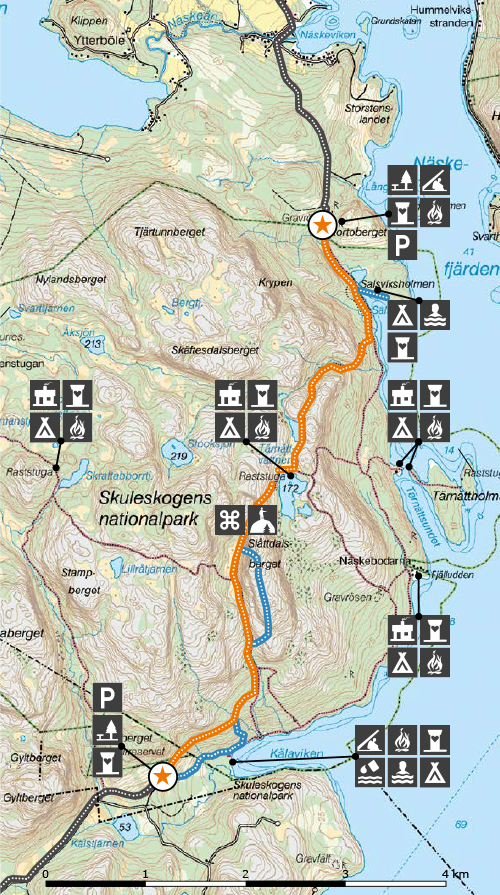 Skuleskogen Höga Kusten Karta | Göteborg Karta